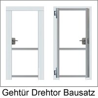Gehtür Drehtor Bausatz