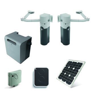 Solar Set Drehtorantriebs Set WALKY  2-flüglig 1 Handsender