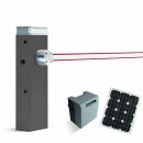 Solar-Set mit RAL 7016 Schranke SBAR (30Watt)  mit...