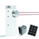 Solar-Set mit Schranke SBAR (15Watt)  Weiß RAL 9010...