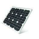 Solar-Set mit Schranke SBAR (15Watt)  Weiß RAL 9010...