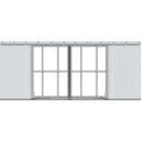 Bausatz 2-flg Scheunentor Röhre B=450 H=250cm