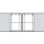 Bausatz 2-flg Scheunentor Rollen B=450 H=450cm