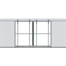 Bausatz 2-flg Scheunentor Rollen B=600 H=350cm